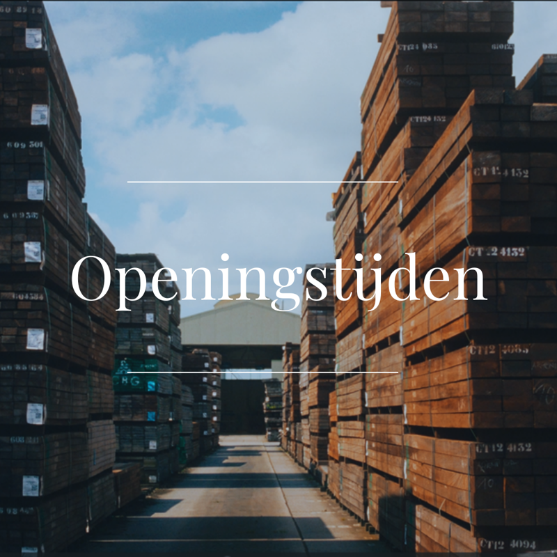 Openingstijden