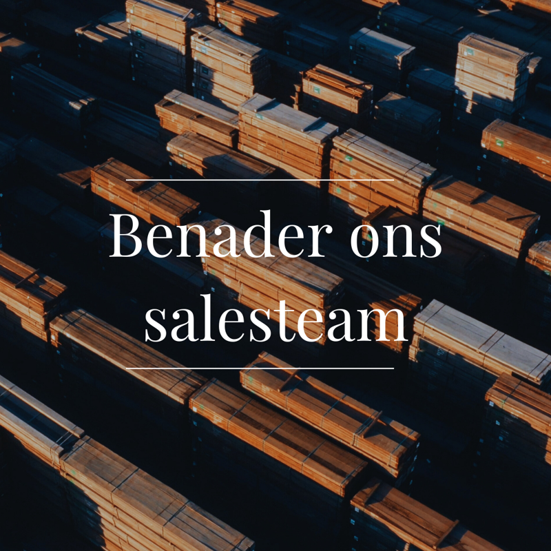 Benader ons salesteam